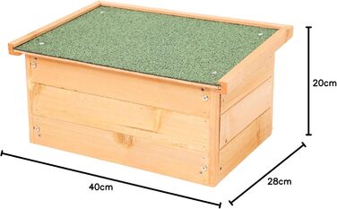 Будиночок для маленьких тварин Trixie 62395 natura, 40 20 28 см, коричневий, для собак
