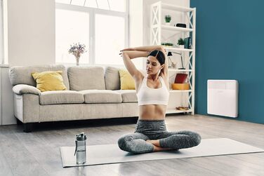 Електричний конвектор Bosch Thermotechnik Heat Convector 4000-25, площею приблизно 25 м, потужністю 2500 Вт, включаючи електронний контролер, світлодіодний дисплей, тижневу програму, 5-річну гарантію на виріб приблизно на 25 м