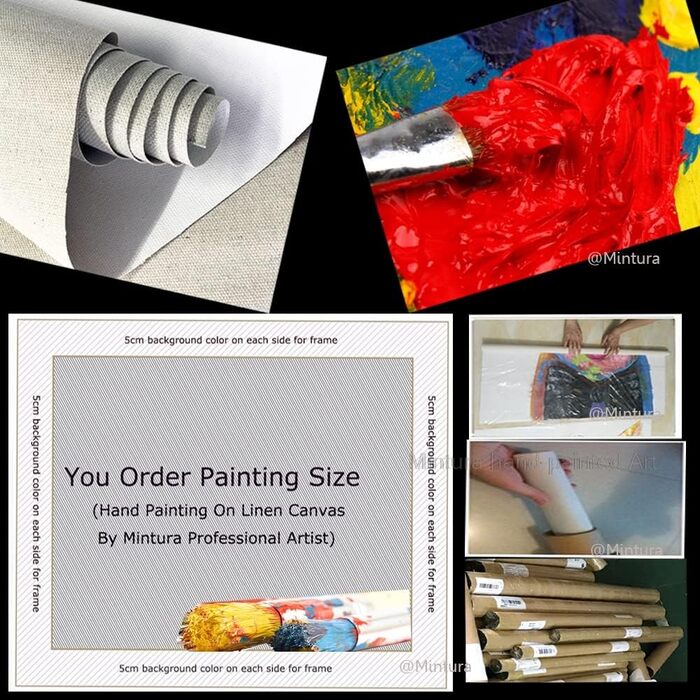 Картина Ручний розпис, мотив Велике червоне дерево, вітальня, акрилове полотно, прикраса будинку, олійний живопис на полотні, 70 х