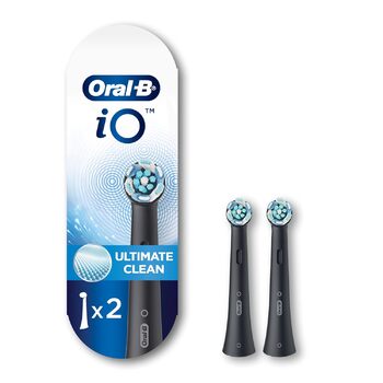 Змінні насадки для щітки Oral-B iO Ultimate Clean, чорні, 2 шт. и Наповнювачі Ultimate Clean (2 шт. и) Чорний