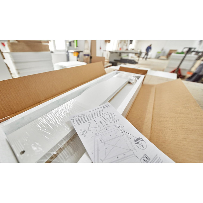 Кріплення для пеленального столика KraftKids, біле, прямий дизайн, підходить для комода MALM