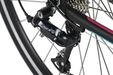 Велосипед WYLD Racing 28&39&39 Whirlwind 200 чорно-фіолетовий 18 передач 60 см