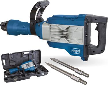 Відбійний молоток по бетону сила удару 60 Дж потужність 1900 Вт 390 мм вкл. загострене і плоске зубило і транспортний ящик 60 Дж -