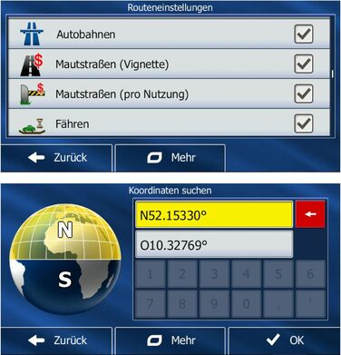 Дюймовий GPS-навігатор для автомобіля, вантажівки та автофургона Карта Європи з 52 країнами, Bluetooth, функція гучного зв&39язку, попередження про камери контролю швидкості, помічник руху по смузі, довічне оновлення, 90 9-