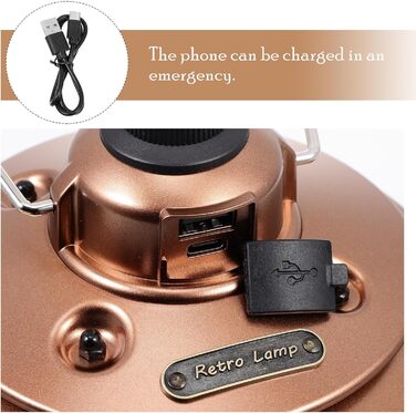 Світлодіодний кемпінговий ліхтар Ретро Портативний відкритий наметовий ліхтар Багатоцільовий світлодіодний ліхтар для походів, кемпінгу, аварійного освітлення