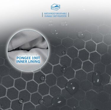 Спальний мішок SAIL XL Extra Wide для високих та великих людей, 3-4 сезони, 1,6 кг - 2,7 кг, легкий, водонепроникний, для використання в приміщенні та на вулиці, для дорослих, для піших прогулянок, походів та кемпінгу, чорний, 3 сезони