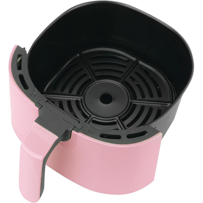 Аерофритюрниця 3.8 л Безмасляна фритюрниця 1450 Вт Аерофритюрниця Аерофритюрниця Аерофритюрниця Здорова кулінарія Світлодіодний сенсорний екран Енергозбереження (Рожевий)