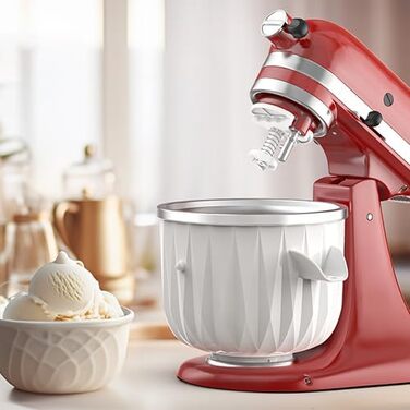 Деталі морожениці для міксера Kitchenaid, насадка для приводу морозива для морозива та сорбету Gelatomaker, запасні частини для лотка для морозива Kitchenaid від FOCOllK