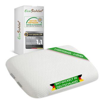 Ортопедична подушка Сертифікована Подушка для підтримки шиї, подушка для сну на боці, подушка для шиї з подвійної піни з ефектом пам&39яті Ергономічна подушка для голови Полегшення болю в шиї (60 x 35 x 12 см) 60x35x12