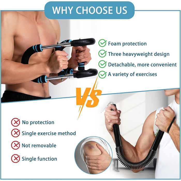 Тренажер для рук Twister Arm, регульоване обладнання для тренування грудей, знімний тренажер для силових тренувань рук, портативний пружинний тренажер для домашнього фітнесу для початківців та професійних спортсменів, 35-45 кг