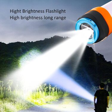 Магнітний кемпінговий ліхтарик RiToEasysports, акумуляторний світлодіодний ліхтарик для намету з 6 режимами, магнітна адсорбція для наметів, шаф, підвалів тощо (T-30)