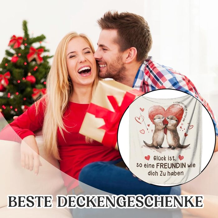 Подарунки на День святого Валентина для неї, подарунок на день народження для дівчини - Ультрам&39яка ковдра, подарунок для найкращої подруги, подарунки на день народження для дівчини 157 x 132 см