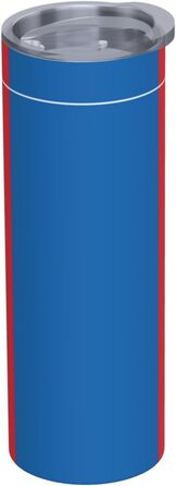 Кухоль з прямою трубочкою, дизайн монгольський прапор, друкований, дорожній кухоль, підходить для кемпінгу, офісу та дому, 590 мл