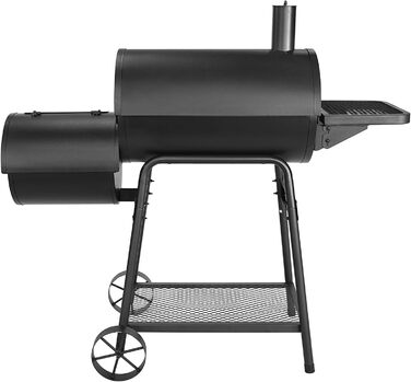 ТАІНО КАМАЙО Димокур, Коптильня, Вугільний Гриль-Візок, Малий Барбекю-Комплекс 132x56x118 см (ШxГxВ)