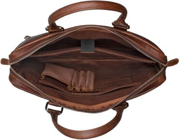 Сумка через плече шкіряна вінтажна велика сумка через плече елегантна сумочка для офісу ділової роботи ноутбук 13.3 дюйма портфель