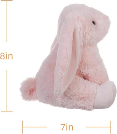 Плюшева іграшка Apricot Lamb, світло-рожевий кролик, 20 см