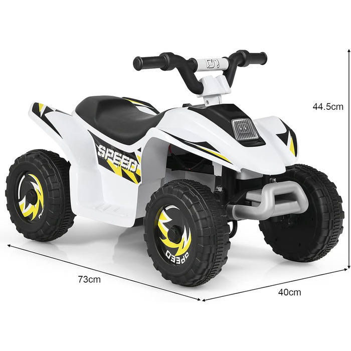 Електричний дитячий квадроцикл 2.8-4.6 км/год, міні електричний квадроцикл, дитячий автомобіль, дитячий мотоцикл, дитячий квадроци