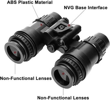 Модель-манекен TS TAC-SKY NVG, модель цифрового бінокля нічного бачення без функцій Pro, модель бінокля-манекена та моделі окулярів нічного бачення GPNVG18 (колір подвійний)
