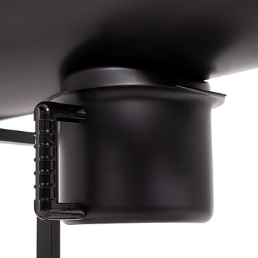 Гриль-візок XXL 103x110x59 см. Вугільний гриль з металевим корпусом та кришкою, решіткою для грилю, 2 колесами, полицею для зберігання, попільницею та регульованою системою вентиляції.