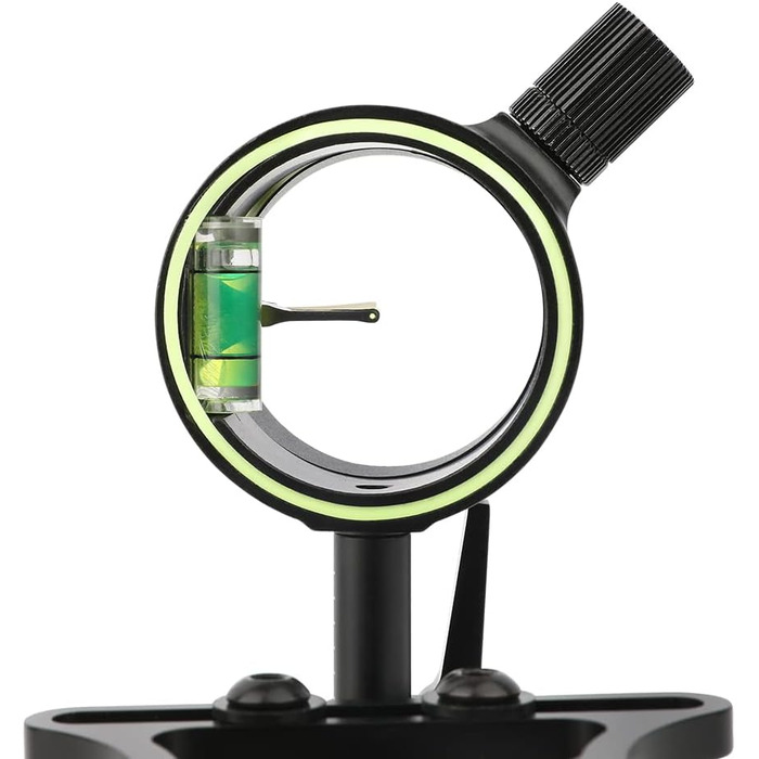 Приціл для лука зі скловолокна з одним штифтом 0,019 фута мікрорегульований, швидковстановлюваний без інструментів з підсвічуванням для складних луків