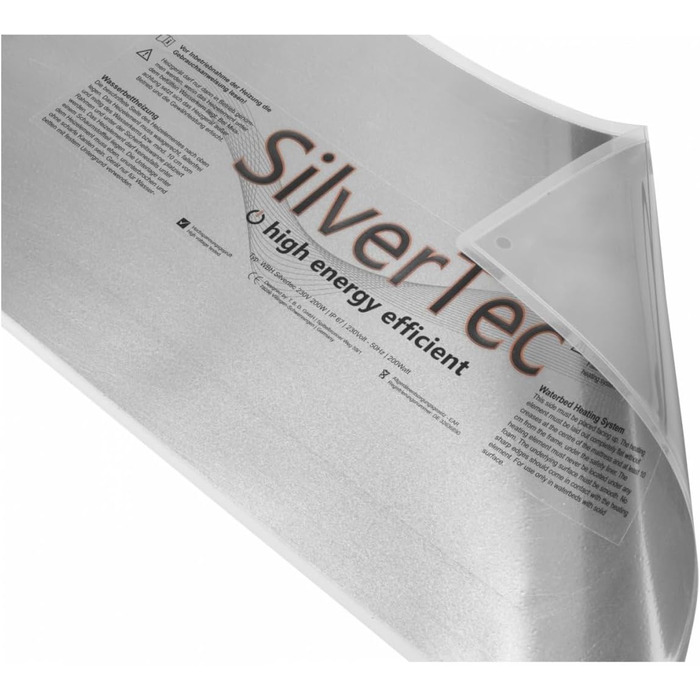 Універсальний обігрівач для водяного ліжка Carbon Heater (Варіант 1 повний обігрівач Silver Tec 200 Вт)