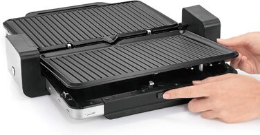 В-1, Настільний гриль, Пластини для гриля, Можна мити в посудомийній машині, 2100 Вт, 2-