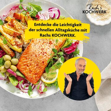 Цифрова фритюрниця Rachs KOCHWERK 4.2 л Мультипіч із сенсорним екраном для приготування їжі з низьким вмістом жиру, гриля або запікання без олії Функція нагадування про необхідність повороту Легко чистити 1400 Вт