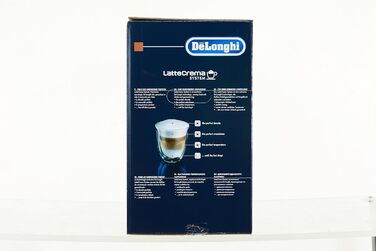 Повністю автоматична кавоварка (тиск 15 бар, автоматична система капучино, знімний резервуар для води 1,8 л, LCD панель, автоматичне очищення) сріблястий/чорний Кавоварка з удосконаленою молочною системою, 23.460.SB