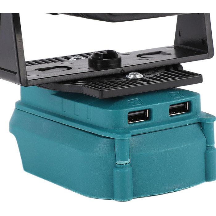 Портативний кімнатний обігрівач Fafeicy, електричний обігрівач з 2 режимами температури від 55 до 85 C та двома USB-портами для BL1850, BL1840, BL1830, BL1820, BL1430 Ion-