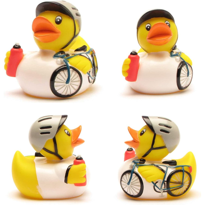 Велосипедист-гонщик гумове каченя I Велосипед-пискливий каченя I Гоночний велосипед-пискливий каченя I Іграшка для купання для діт