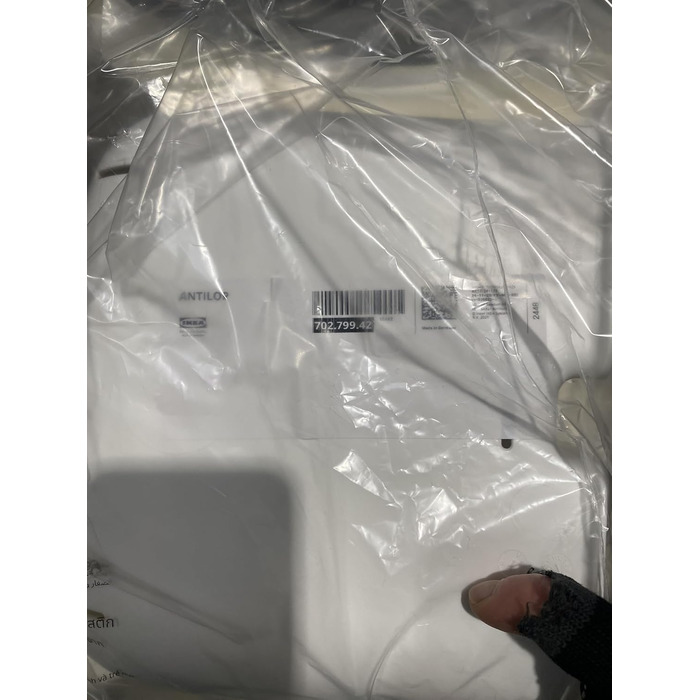 Дитячий стілець Ikea ANTILOP з ременем безпеки, білий 1