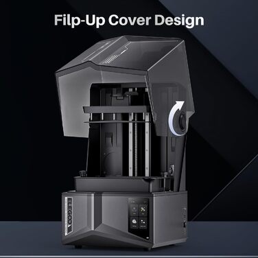 Принтер, 12K Mono LCD, висока швидкість друку 150 мм/год, нахил, камера AI, автоматичне вирівнювання, передача Wi-Fi, кришка Filp-