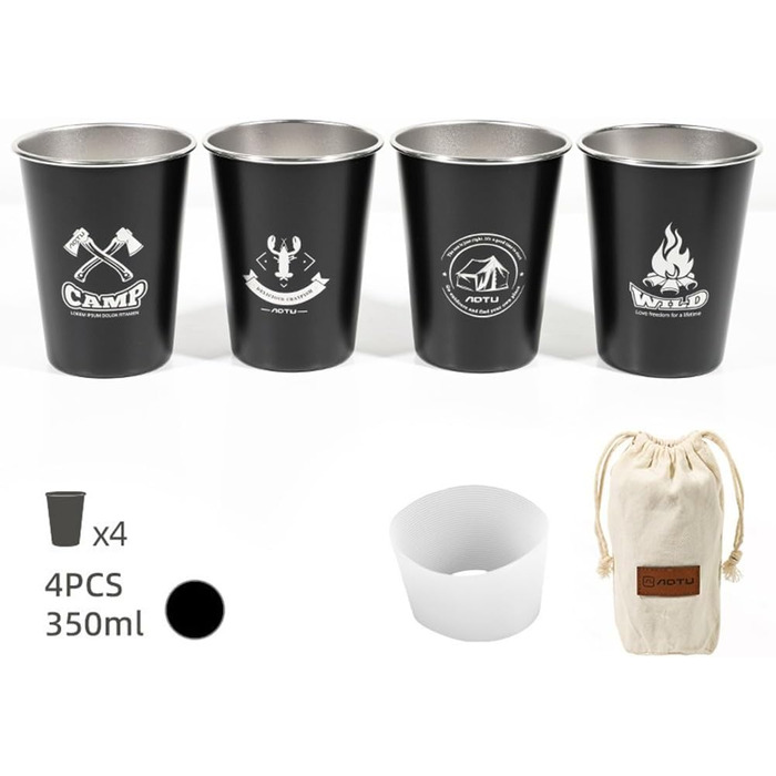 Набір барвистого посуду для кемпінгу, аксесуари для пікніка, кухлі для пригод, харчова нержавіюча сталь 304, полотно, сумка для перенесення в комплекті, зелений