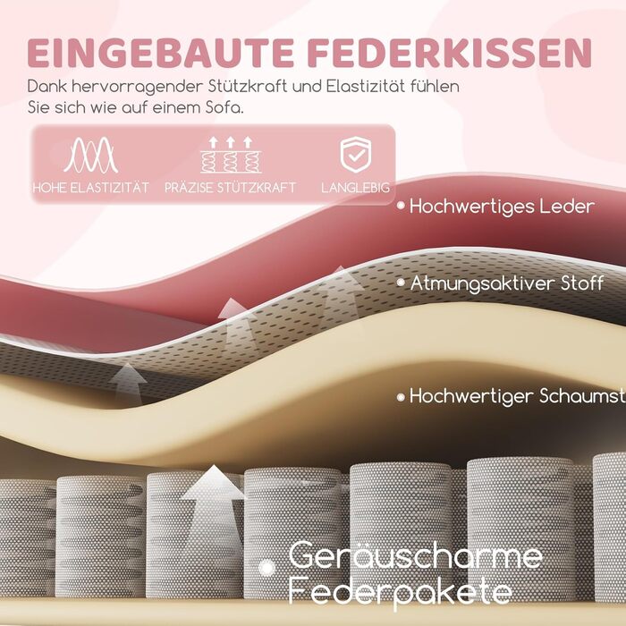 Миле ігрове крісло Hellove з котячими вушками, ергономічне комп&39ютерне крісло з високою спинкою та поперековою опорою, ігрове крісло з підставкою для ніг для дівчаток, підлітків, дітей, шкіра синтетична, рожево-біле