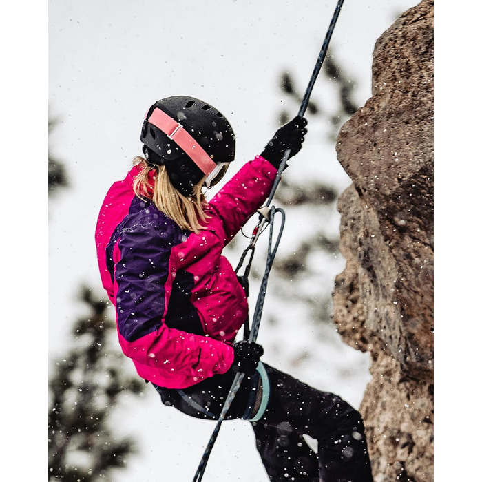 Унісекс-лижний шолом OutdoorMaster Kelvin - Шолом для зимових видів спорту для катання на лижах/сноуборді з системою вентиляції, сніговий шолом для чоловіків, жінок та дітей, чорний, M