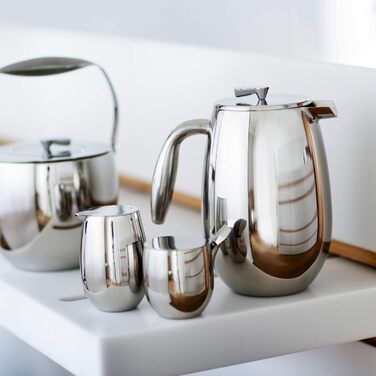 Кавоварка Bodum 1308-16 columbia (з подвійними стінками, нержавіюча сталь, можна мити в посудомийній машині, 1,0 літра (34 унції)) Глянцева нержавіюча сталь 1,0 л (34 унції) одинарна