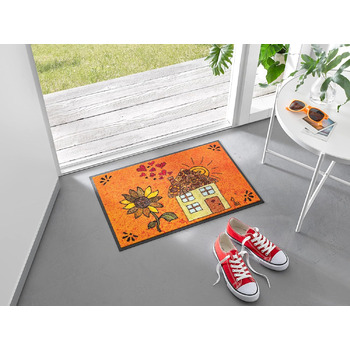 Килимок для дверей Sonnenhaus 40x60 см, для використання всередині та зовні приміщень, можна прати