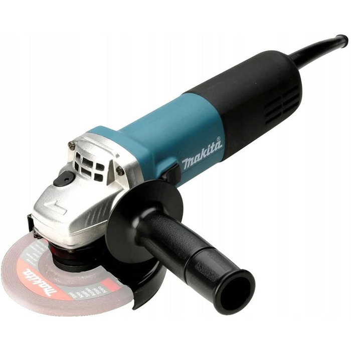 Кутова шліфувальна машина 125 мм, 840 Вт, чорна/синя одинарна, 9558NBRZ