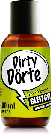 Органічний та веганський, лубрикант (100 мл) лубрикант на водній основі гель для інтимної гігієни пляшка виготовлена зі 100 переробленого пластику (PCR)