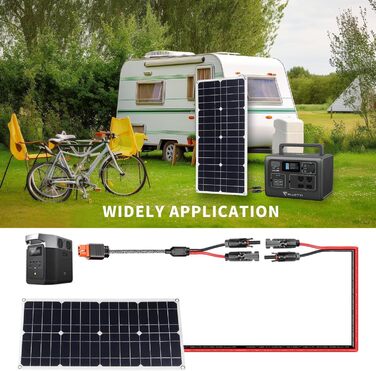 Сонячний зарядний кабель KFD, сонячний штекер до сонячного кабелю XT60i для портативної електростанції EF ECOFLOW DELTA 2 Max DELTA 3 Plus RIVER 2 MAX Anker SOLIX C300 DJI Power 1000 16AWG подовжувач, зарядний кабель