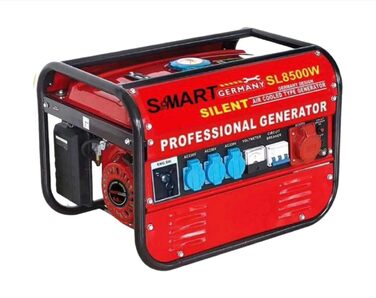 Аварійний генератор PK6500W 3.0kW 230V / 380V безперервної потужності аварійний генератор живлення 4-тактний НОВИЙ тяговий стартер 6500WE 6.5HP 65db