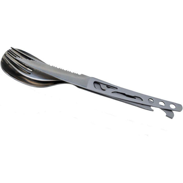 Набір столових приборів Balado унісекс, набір столових приборів Basecamp, чорний, один розмір