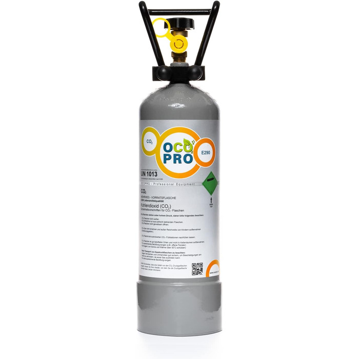 Багаторазова пляшка для зберігання CO2 2 кг підходить для систем GROHE BLUE TV до 2034 року