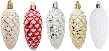 Набір із 10 шишок для ялинки DAHI