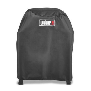 Захисний чохол Weber Premium для гриля Lumin на підставці, повітропроникний, стійкий до УФ-випромінювання та вологи, захист від вітру та негоди, з застібкою-липучкою чорний (3401289)