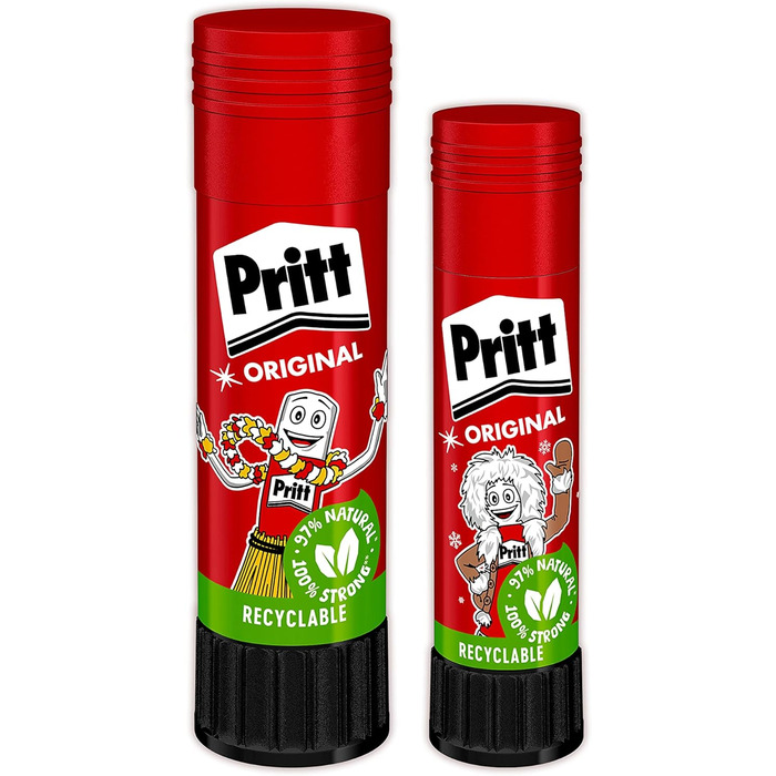 Клей-олівець Pritt 949433, 22 г і 11 г