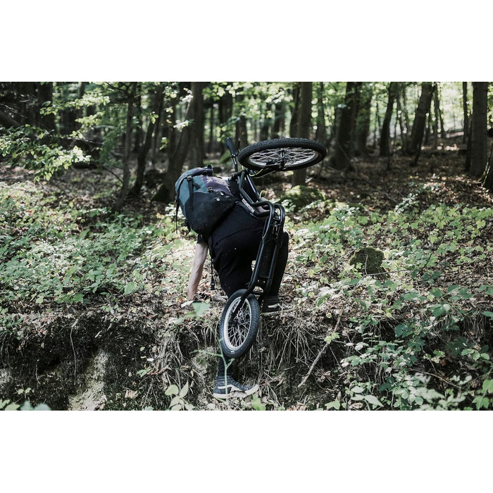 Самокат Yedoo Mezeq - до 150 кг, з пневматичними шинами 20/16 - самокат для дорослих, позашляховий самокат з підставкою і регульов