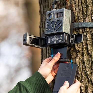 Блок живлення ZEISS сумісний з ZEISS Secacam 1 та 3, акумулятор 5000 мАг із системою керування батареями (BMS), заряджання через USB-C, довготривале джерело живлення, для камер дикої природи з передачею даних на мобільний телефон