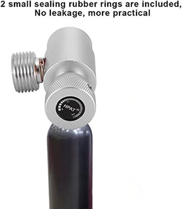 Балон CO2 Наповнення бака CO2 Заправний бак CO2 TR21-4 до W21.8 Комплект для підключення редуктора тиску в циліндрі для набору адаптерів для заправки Бак Підключення пляшки Homebrew Kit (срібний адаптер без лічильника)