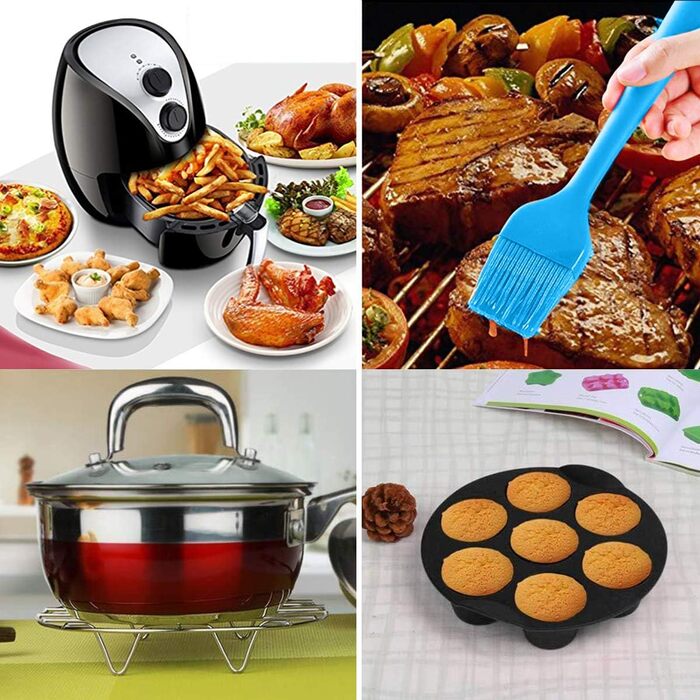 Дюймова універсальна фритюрниця Аксесуари для всіх стандартних фритюрниць XXL 4.2-6.8 літрів - 1ук аксесуарів для фритюрниці, 8-